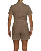Short Sleeve Mini Playsuit