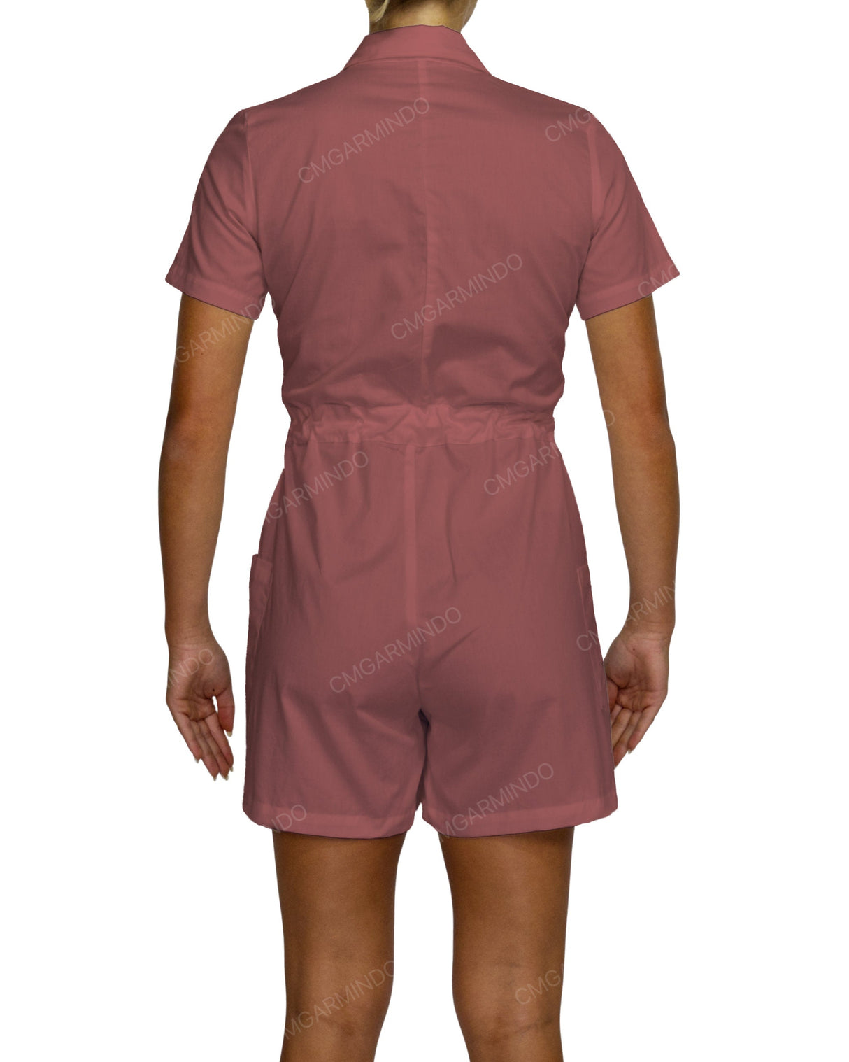 Short Sleeve Mini Playsuit