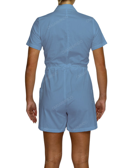 Short Sleeve Mini Playsuit