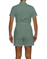 Short Sleeve Mini Playsuit