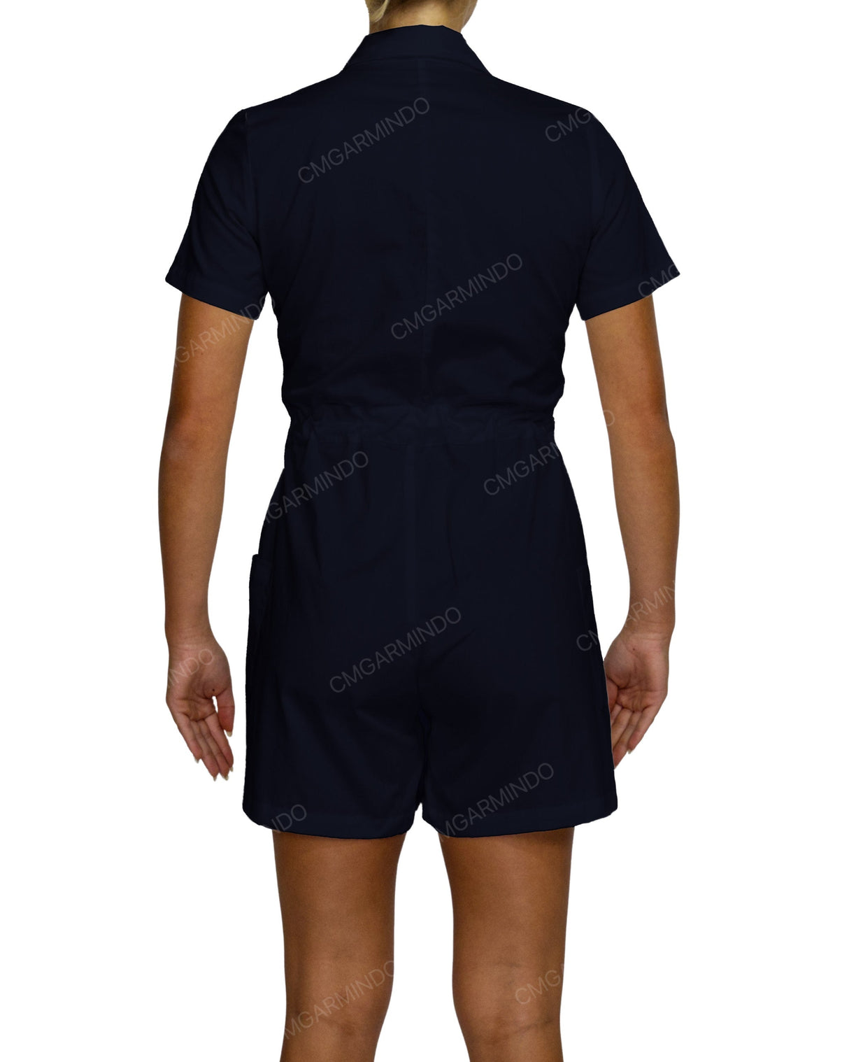 Short Sleeve Mini Playsuit