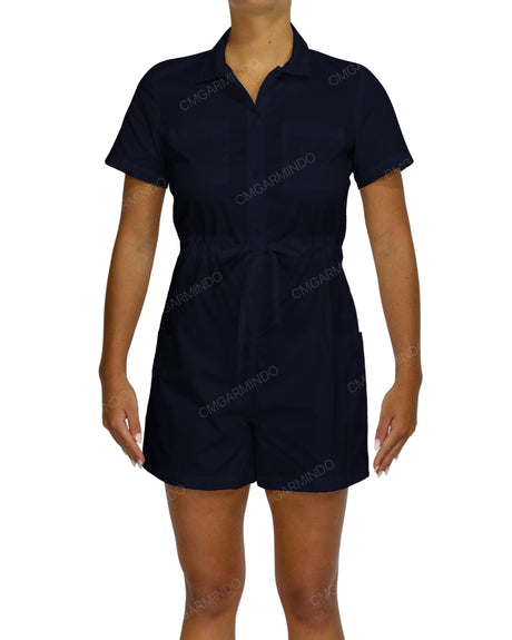 Short Sleeve Mini Playsuit