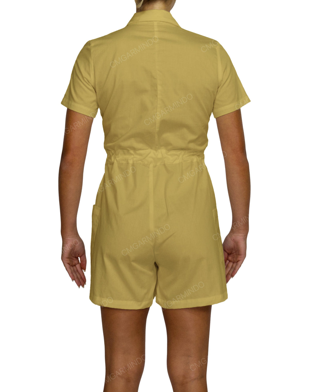 Short Sleeve Mini Playsuit