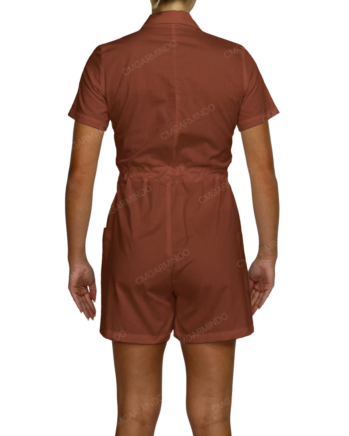 Short Sleeve Mini Playsuit