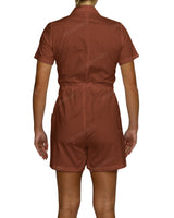 Short Sleeve Mini Playsuit