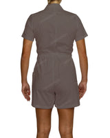 Short Sleeve Mini Playsuit