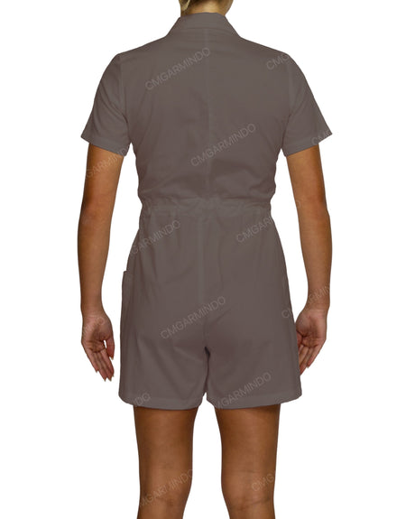 Short Sleeve Mini Playsuit