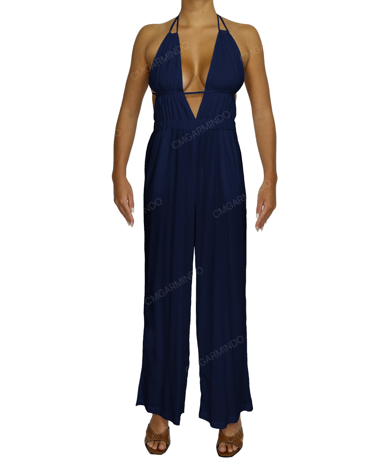 Halter Tie Jumpsuit