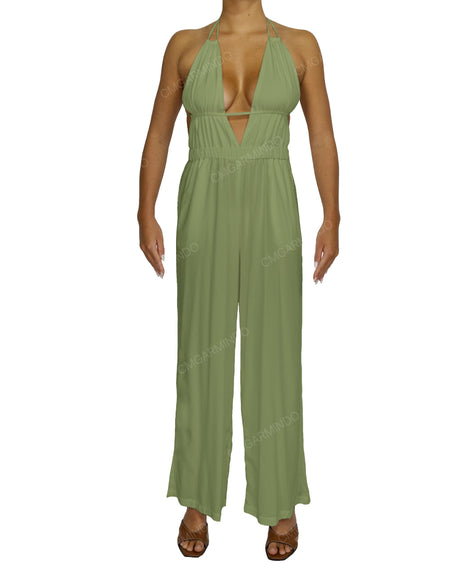 Halter Tie Jumpsuit