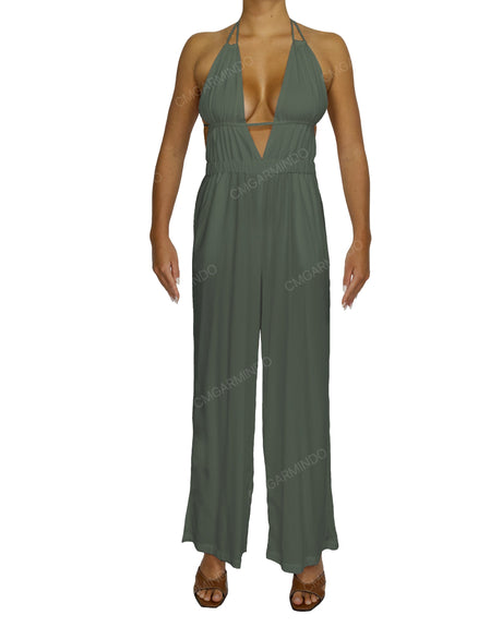 Halter Tie Jumpsuit