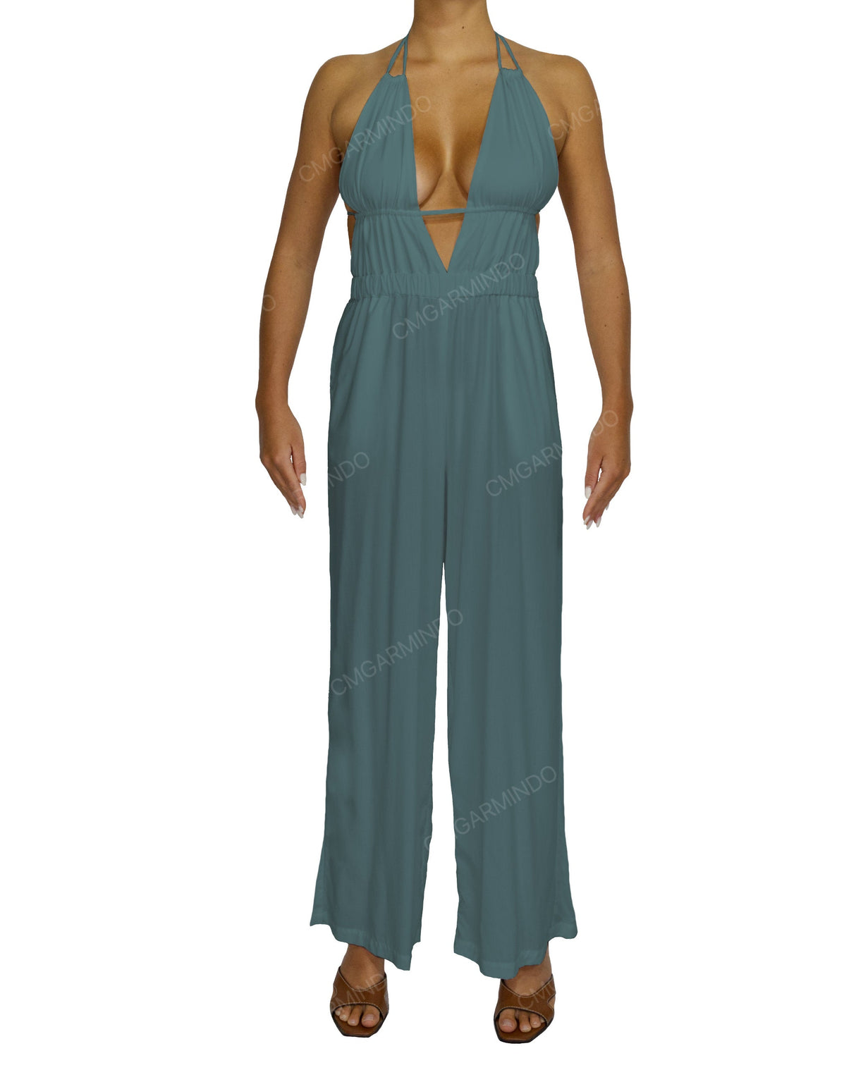 Halter Tie Jumpsuit