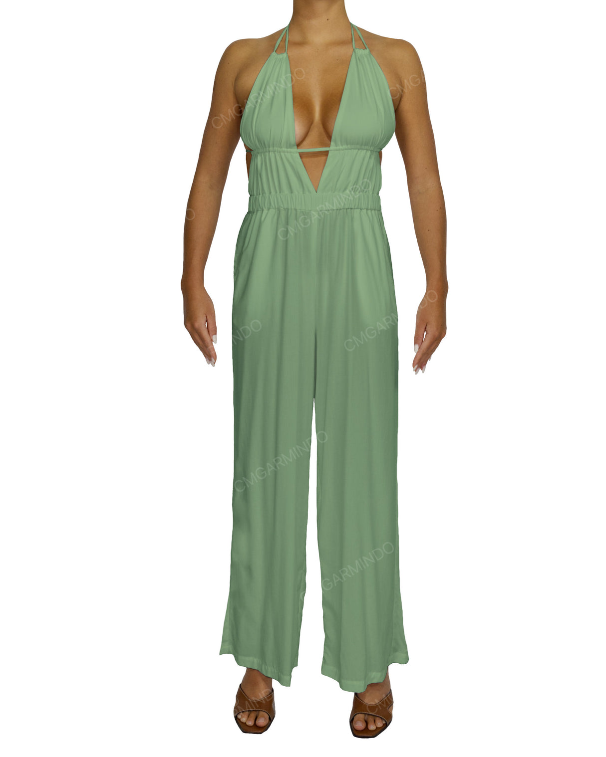 Halter Tie Jumpsuit