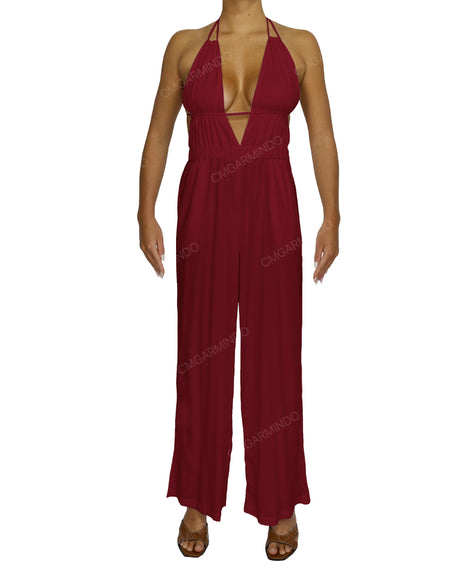 Halter Tie Jumpsuit