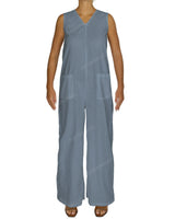 Sleeveless V-Neck Jumpsuit