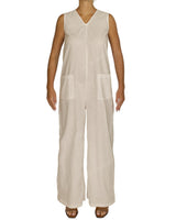 Sleeveless V-Neck Jumpsuit