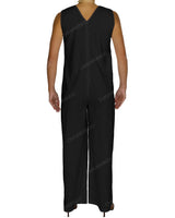 Sleeveless V-Neck Jumpsuit