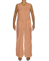 Sleeveless V-Neck Jumpsuit