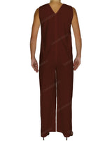 Sleeveless V-Neck Jumpsuit