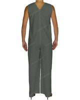 Sleeveless V-Neck Jumpsuit