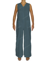 Sleeveless V-Neck Jumpsuit