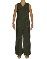 Sleeveless V-Neck Jumpsuit