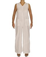 Sleeveless V-Neck Jumpsuit