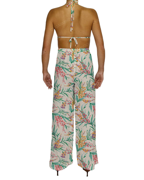 Sleeveless V-Neck Jumpsuit
