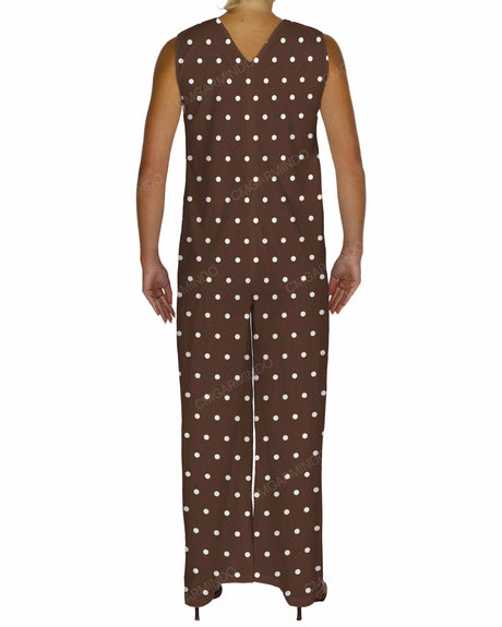 Sleeveless V-Neck Jumpsuit
