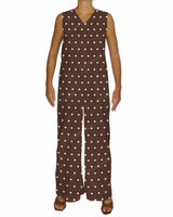 Sleeveless V-Neck Jumpsuit
