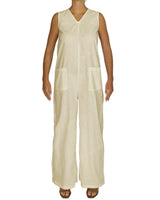 Sleeveless V-Neck Jumpsuit