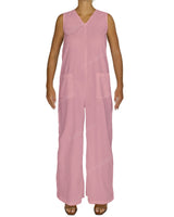 Sleeveless V-Neck Jumpsuit