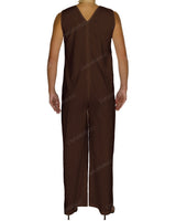 Sleeveless V-Neck Jumpsuit