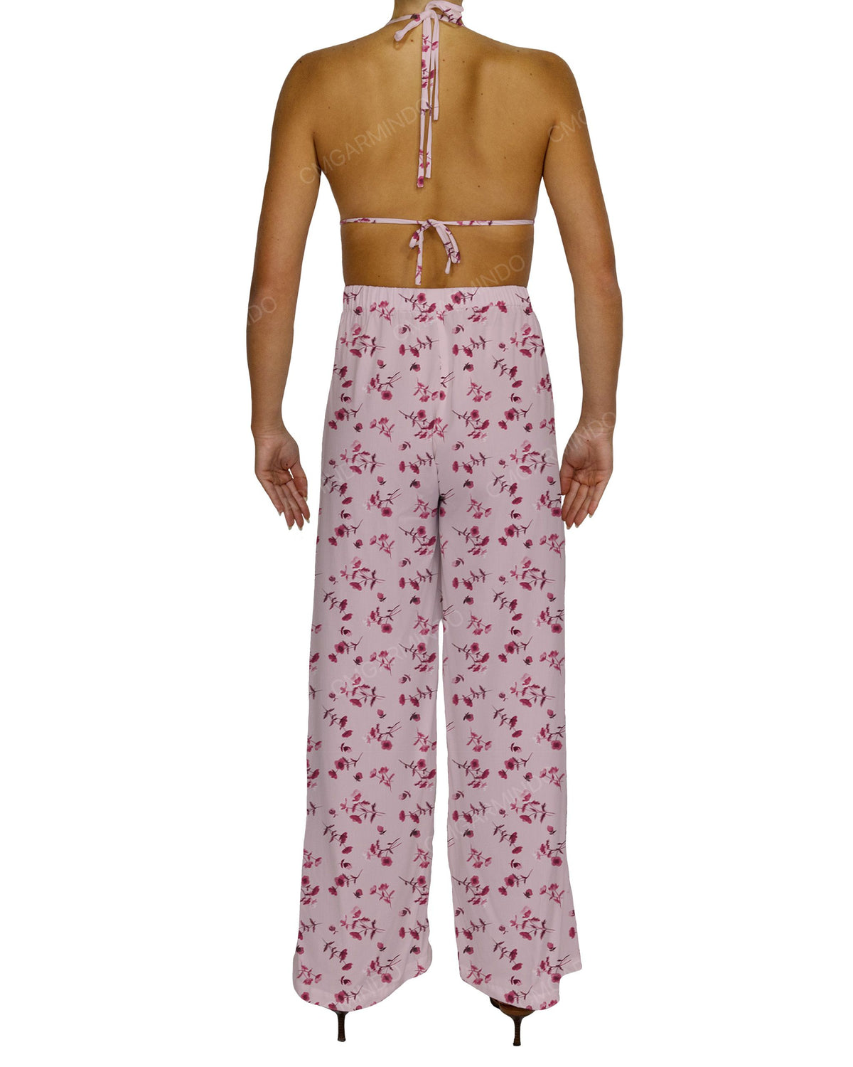 Sleeveless V-Neck Jumpsuit