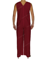 Sleeveless V-Neck Jumpsuit