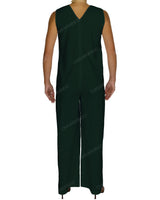 Sleeveless V-Neck Jumpsuit