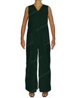 Sleeveless V-Neck Jumpsuit