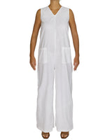 Sleeveless V-Neck Jumpsuit