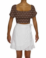 Puff Sleeve Crop Top