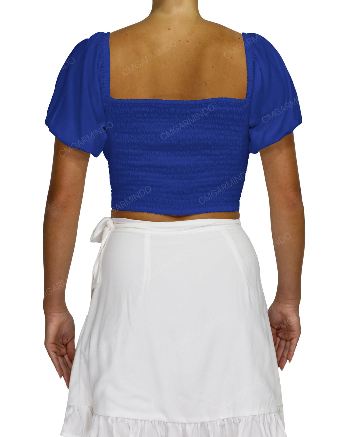 Puff Sleeve Crop Top