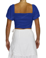 Puff Sleeve Crop Top