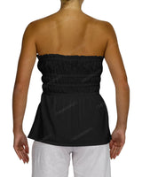 Shirred Peplum Top