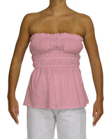 Shirred Peplum Top