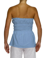 Shirred Peplum Top