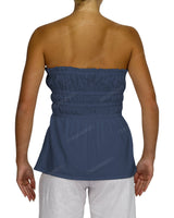 Shirred Peplum Top