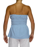 Shirred Peplum Top