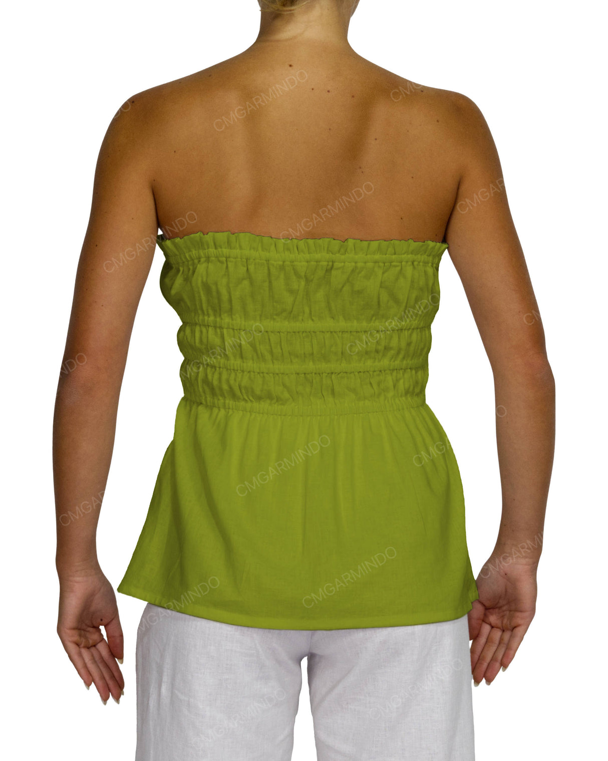 Shirred Peplum Top