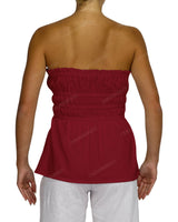 Shirred Peplum Top