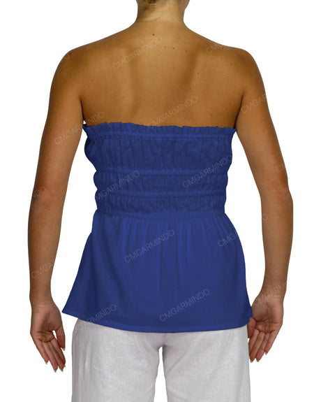 Shirred Peplum Top