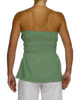 Shirred Peplum Top