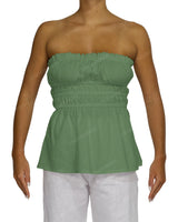 Shirred Peplum Top